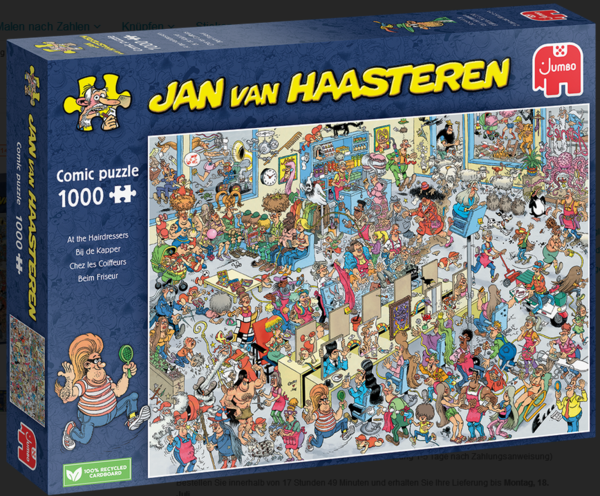 Puzzle Jan van Haasteren – Beim Friseur