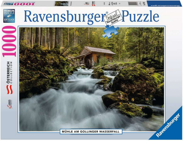 Puzzle Mühle am Gollinger Wasserfall