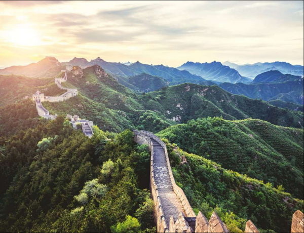Puzzle Chinesische Mauer im Sonnenlicht