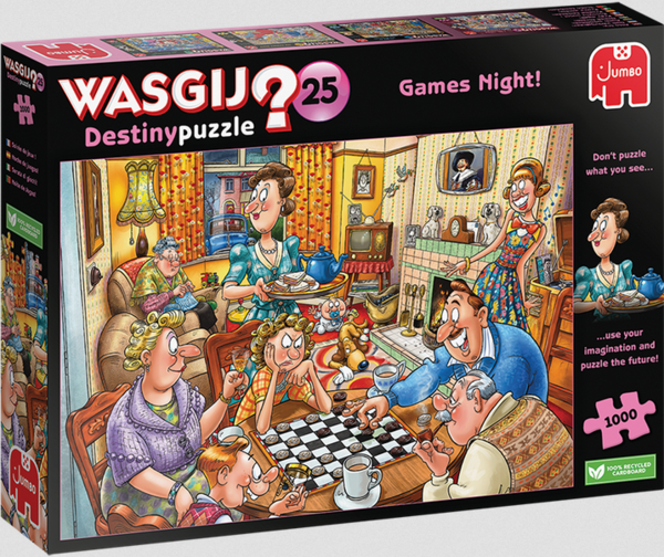 Puzzle Wasgij Destiny 25: Spieleabend
