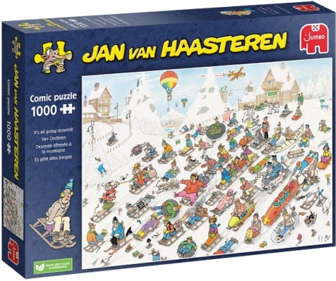Puzzle Jan van Haasteren – Es geht alles bergab